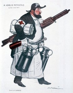 Henri de Rothschild - av Barrère, i "" Fantasio"" fra 01.10.1907 av Adrien Barrere