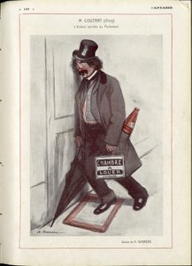 Illustrasjon av A Barrere (1874-1931) i "" Fantasio""" - Sjekk datoer - Coutant Jules av Adrien Barrere