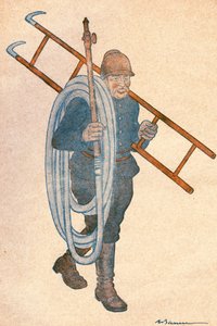 Joseph NOULENS (1864-1944), fransk politiker. Tegning av Adrien Barrere (1874-1931) for FANTASIO, nummer 204 av 15. april av Adrien Barrere
