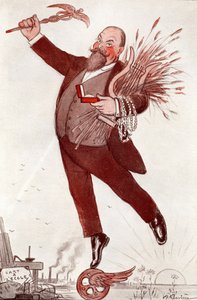 Portrett av poeten og politikeren Maurice Couyba (1866-1931) (Maurice Boukay) - Tegning av Adrien Barrere (1874-1931) henter fra "" FANTASIO""" 1911 av Adrien Barrere