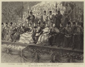 Statskonserten i Royal Albert Hall, Dais