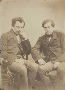Goncourt-brødrene Goncourt-brødrene, ca 1855.