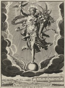 Belønning / Premie Praemivm (tittel på objekt) Egenskaper for et vellykket liv (serietittel) av Egidius  Sadeler (II)