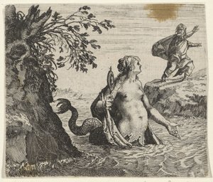 Havfruens fabel av Egidius  Sadeler (II)