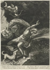 Narcissus ved brønnen Herkules og Cerberus