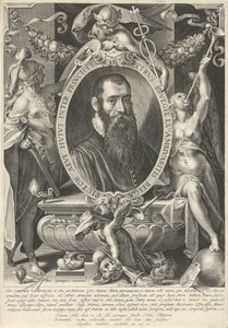 Portrett av Pieter Brueghel den yngre av Egidius  Sadeler (II)