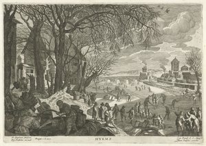 Vinter Hymens (tittel på objekt) The Four Seasons (serietittel) av Egidius  Sadeler (II)