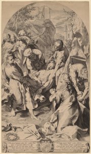 Gravleggingen av Aegidius Sadeler II after Federico Barocci