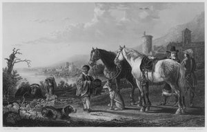 The Negro-Page, fra bildet i Royal Collection (gravering) av Aelbert (after) Cuyp