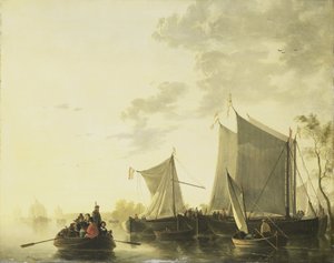 elveutsikt av Aelbert Cuyp (copy after)