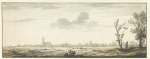 Utsikt over Harderwijk Harderwijk. (tittel på objekt) av Aelbert Cuyp