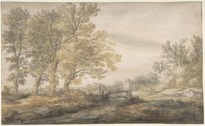 Landskap med trær av Aelbert Cuyp