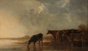 Elvelandskap med kyr av Aelbert Cuyp