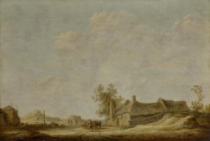 Solrikt dynelandskap med brønn av Aelbert Cuyp