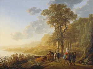 Flukten til Egypt av Aelbert Cuyp