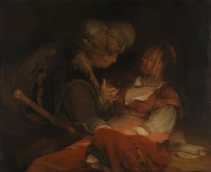 Juda og Tamar. Rundt 1681
