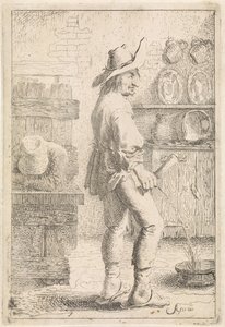En pissende mann av Aert van Waes