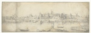 Utsikt over Gouda av Aert van Waes