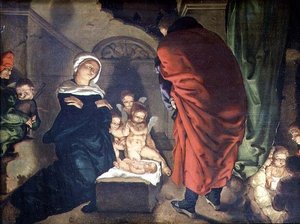 Nativity (olje på lerret)
