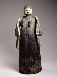 Gelede Body Mask, Yoruba Culture, Republikken Benin (malt tre) av African