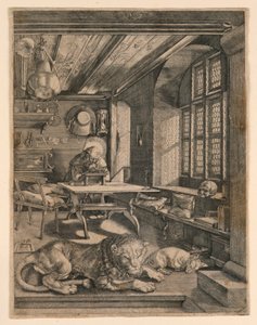 Saint Hieronymus i sin studie