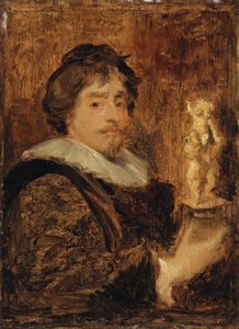 Portrett av Frans Duquesnoy av after Anthony van Dyck