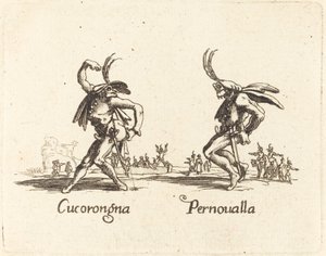 Cucorongna og Pernoualla av After Jacques Callot