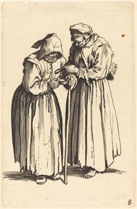 To tiggerkvinner av After Jacques Callot