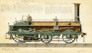 Høyhastighetslokomotiv, 1864 av Agapele Jemeppes
