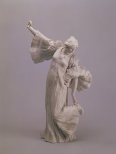 Danser, fra et bord i midten, Sevres, 1900 (kjeks)