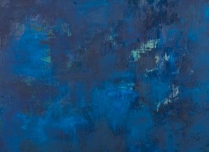 Universet, 2018 (olje på lerret) av Agnes Girardon