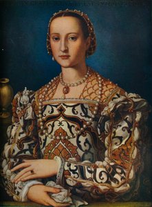 Eleanor av Toledo, c1562-1572, 1930. av Agnolo Bronzino