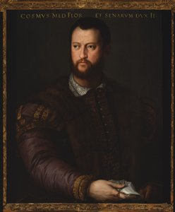 Portrett av Cosimo I de Medici, 1566 av Agnolo Bronzino