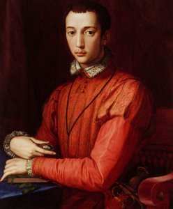 Portrett av Francesco I av "Medici av Agnolo Bronzino