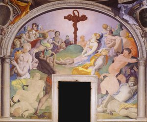 The Brazen Serpent, 1540-1545 av Agnolo Bronzino