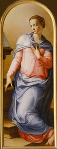 Jomfru kunngjøring, 1540-1545 av Agnolo Bronzino