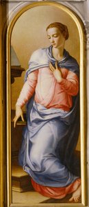 Bebudelsens jomfru av Agnolo Bronzino