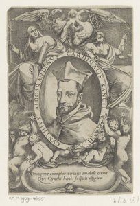 Portrett av kardinaal Cinzio Aldobrandini av Agostino Carracci (possibly)