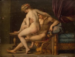 Nuditet med mand og kvinde   1271625   no       norwegian Successfully Translated  Original: Courtesans of Otawaraya, from the book "Mirror of Beautiful Women of the Pleasure Quarters (Seiro bijin awase sugata kagami)," vol. 2 Translat: Courtesans of Otawa