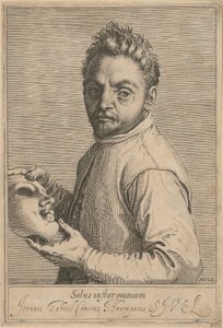 Portrett av Giovanni Gabrielli, kalt «Il Sivello» av Agostino Carracci