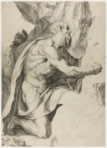 Den hellige Hieronymus i bot av Agostino Carracci