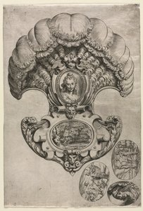 The Fan LEventail , ca. 1589-1595. av Agostino Carracci