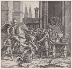 Camillus, datert 1531. av Agostino Veneziano
