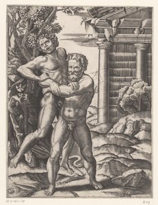 Hercules se luptă cu AntaeusNorwegian