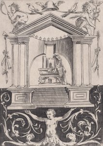 Ornamental Panel, ca. 1514-36. av Agostino Veneziano
