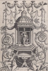 Ornamental Panel, ca. 1514-36. av Agostino Veneziano