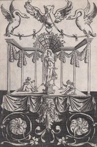 Ornamental Panel, ca. 1514-36. av Agostino Veneziano