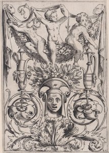 Ornamental Panel, ca. 1514-36. av Agostino Veneziano
