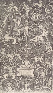 Ornamental Panel, ca. 1514-36. av Agostino Veneziano