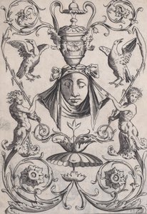 Ornamental Panel, ca. 1514-36. av Agostino Veneziano